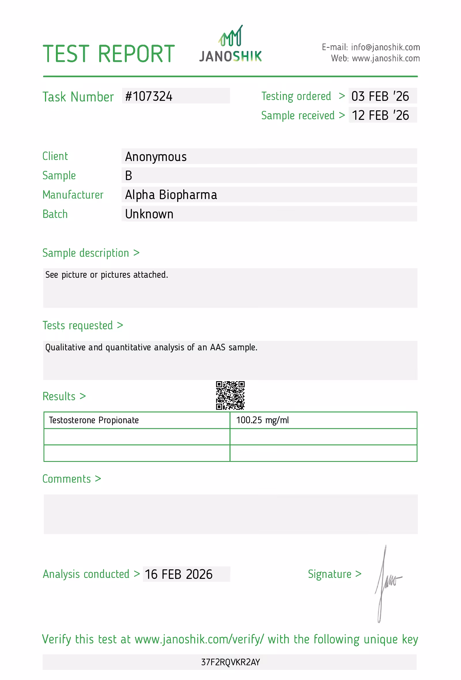 Testosteron Propionate 100 mg - Afbeelding 4