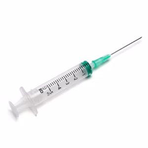 Spuit 5 ml met injectienaalden 21G groen 0,8×40 mm – 10 stuks