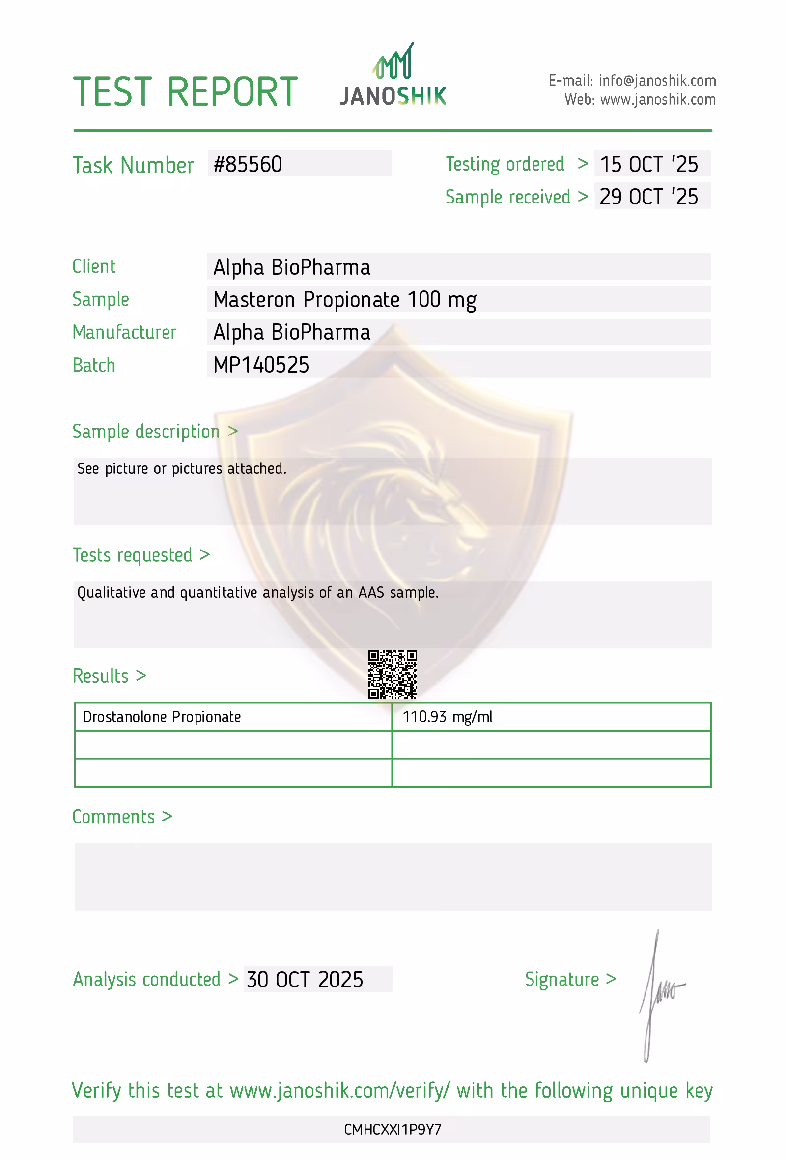 Masteron Propionate 100 mg - Afbeelding 4