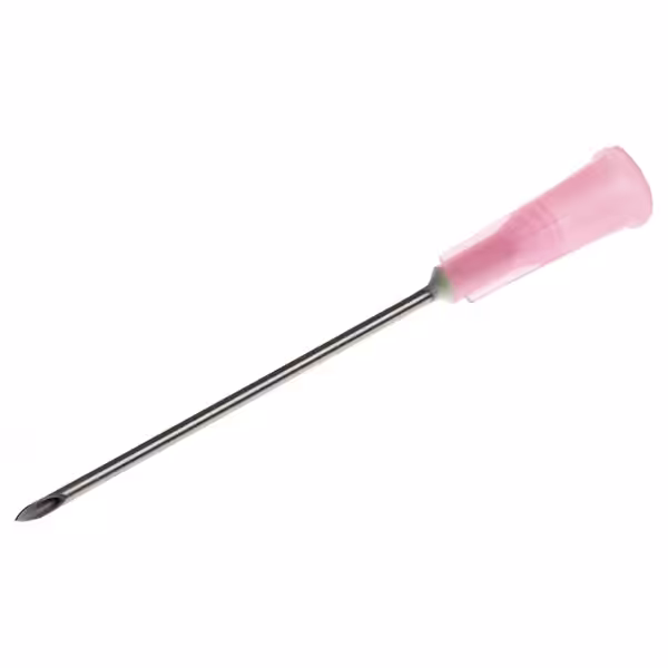 Spuit 5 ml met roze (18G) optreknaald 1,2 x 40 mm – 10 stuks
