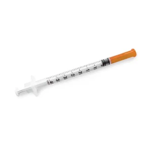 insulinespuit 1ml U40+ naald 0,33×12,7mm – 10 stuks